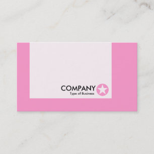 Carte De Visite Panneau - Couleurs - Étoile - Rose