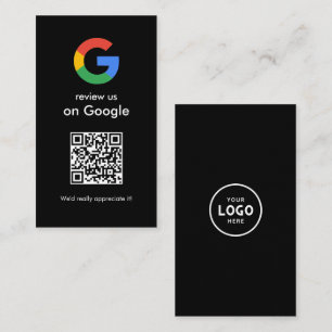 Carte De Visite Panneau de code QR Google pour examen de numérisat