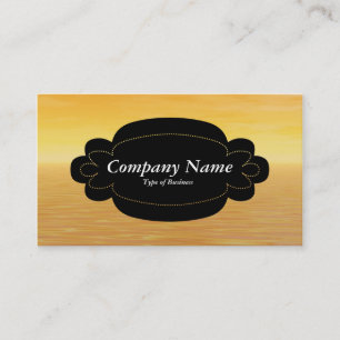 Carte De Visite Panneau décoratif 01 - Noir - Mer d'or