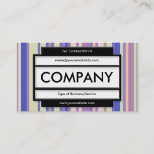 Carte De Visite Panneau élégant II - Bandes 08