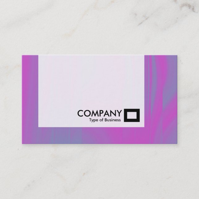 Carte De Visite Panneau - Magenta et Bleu (Devant)