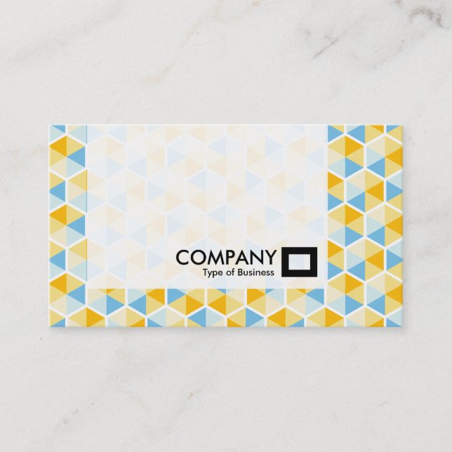 Carte De Visite Panneau - motif Hexagon 03 (Devant)