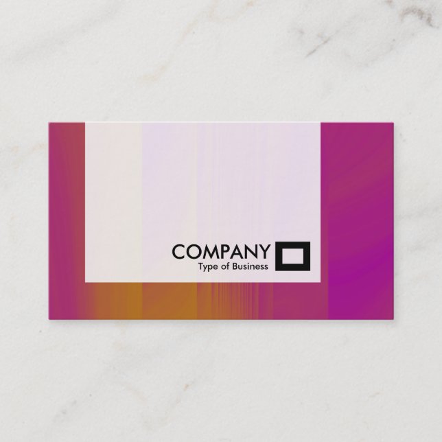 Carte De Visite Panneau - Orange et Magenta (Devant)