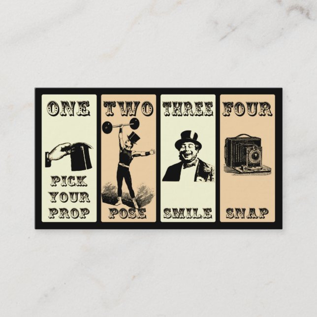 Carte De Visite Panneau Photo Prop (Devant)