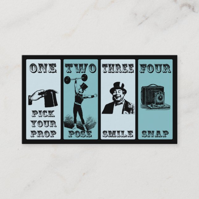 Carte De Visite Panneau Photo Prop (Devant)