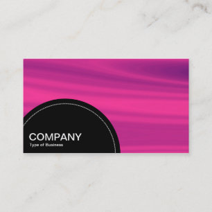 Carte De Visite Panneau semi-cercle (points) - Galaxie rose