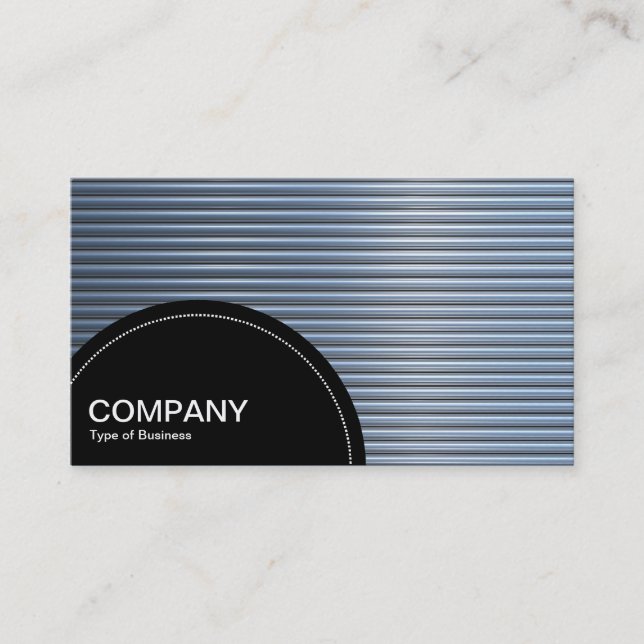 Carte De Visite Panneau semi-cercle (points) - Tubes Chrome (Devant)