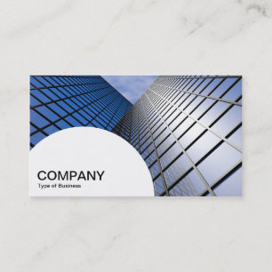 Carte De Visite Panneau semi-circulaire - Bloc de bureaux
