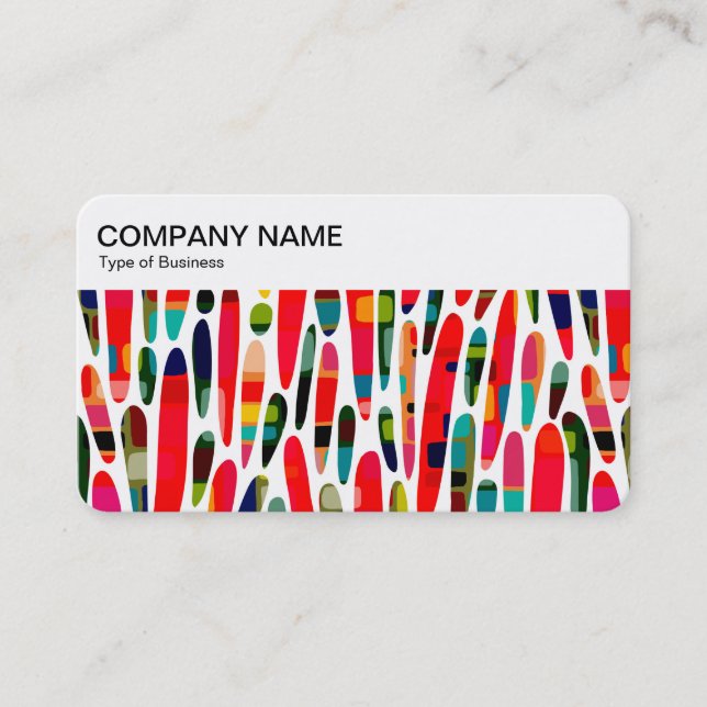 Carte De Visite Panneau supérieur - Splash couleur collé 150222 (Devant)