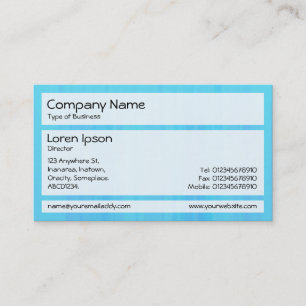 Carte De Visite Panneaux 02 - Bleu peint