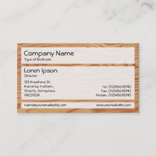 Carte De Visite Panneaux 02 - Bois 02