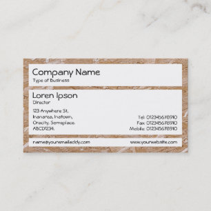 Carte De Visite Panneaux - Chipboard