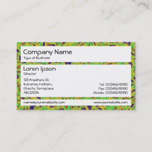 Carte De Visite Panneaux - Marquages verts