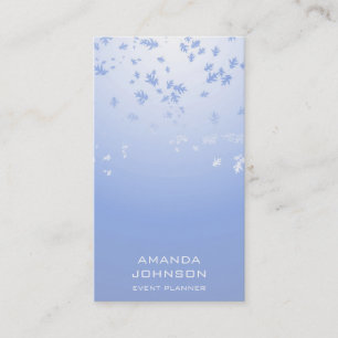 Carte De Visite Panner d'événement de beauté Ombre Blue Pastel