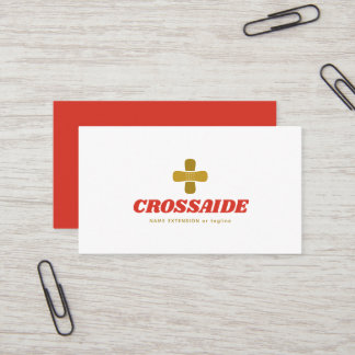 Carte De Visite Pansement Croix | Guérison & Soin