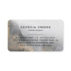 Papier à signature aquarelle noir or gris marbre