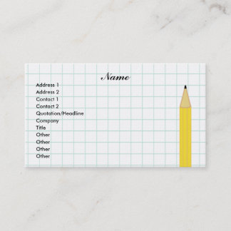 Carte De Visite Papier graphique