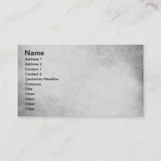 CARTE DE VISITE PAPIER MODERNE GRAY TEXTUEL MODÈLE DIGI