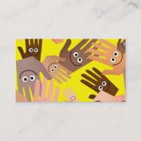 Papier peint heureux de mains