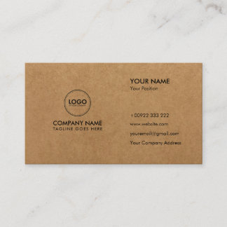Carte de visite papier Premium pour l'artisanat