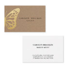 Papier Rustique Brown Kraft Faux Gold Foil Papillo