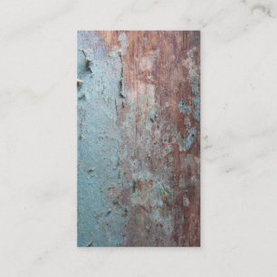 Carte De Visite Papier tordu Vintage bleu