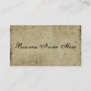 Carte De Visite Papier Vintage noir vieilli