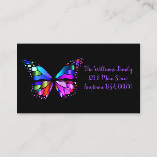 Carte De Visite Papillon