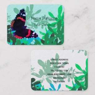 Carte De Visite Papillon amiral