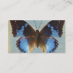 Carte De Visite Papillon bleu