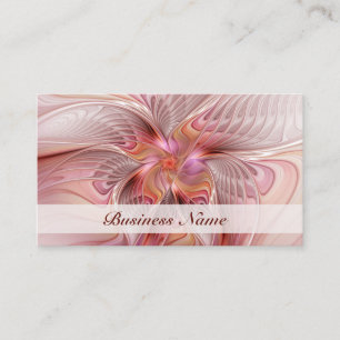 Carte De Visite Papillon coloré abstrait art fantastique fractal