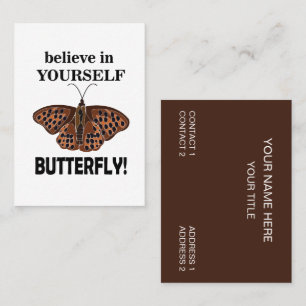 Carte De Visite Papillon Croyez En Votre Papillon