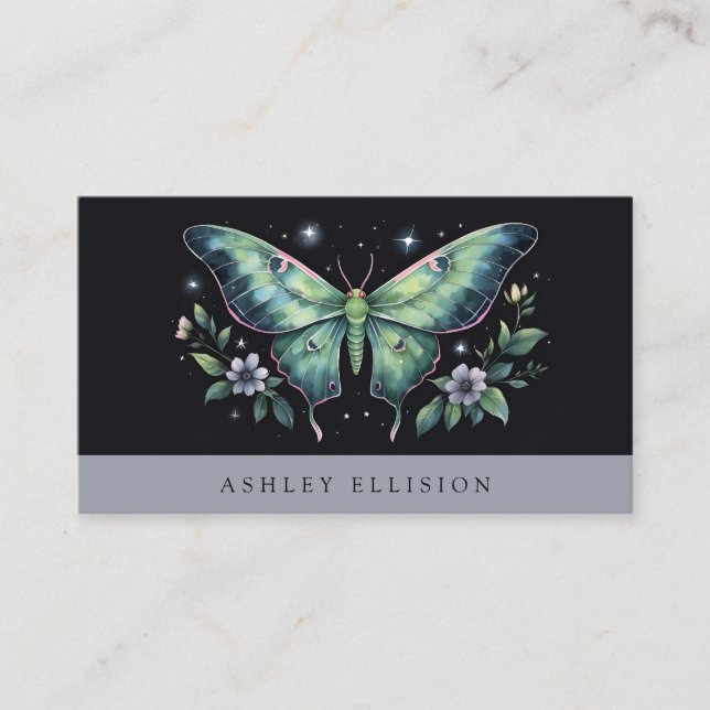 Carte de visite Papillon Luna (Devant)