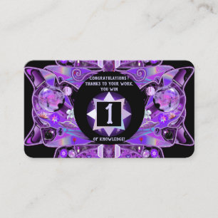Carte De Visite papillon pourpre 31