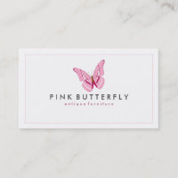 Papillon rose blanc Arrière - plan conception mini