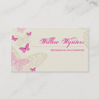 CARTE DE VISITE :: papillons 4L