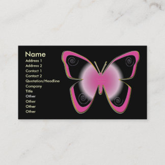 Carte De Visite Papillons de bijou