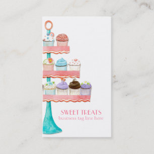 Carte De Visite Paquet d'affaires Cupcake Dessert Baking Bakery