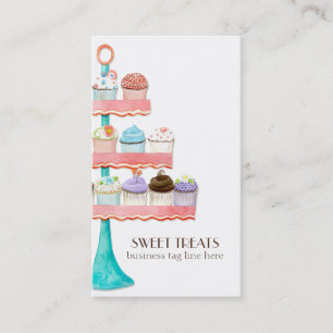 Carte De Visite Paquet d'affaires Cupcake Dessert Baking Bakery