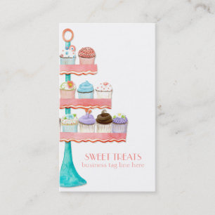 Carte De Visite Paquet d'affaires Cupcake Dessert Baking Bakery