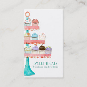 Carte De Visite Paquet d'affaires Cupcake Dessert Baking Bakery