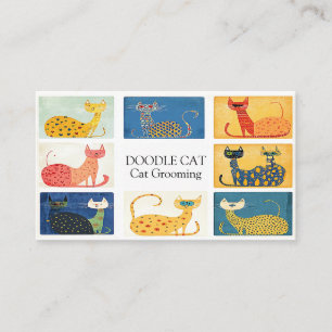 Carte De Visite Parade de chats