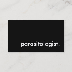 Carte De Visite parasitologue.
