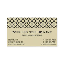 Parchemin vintage avec Quatrefoil noir classique