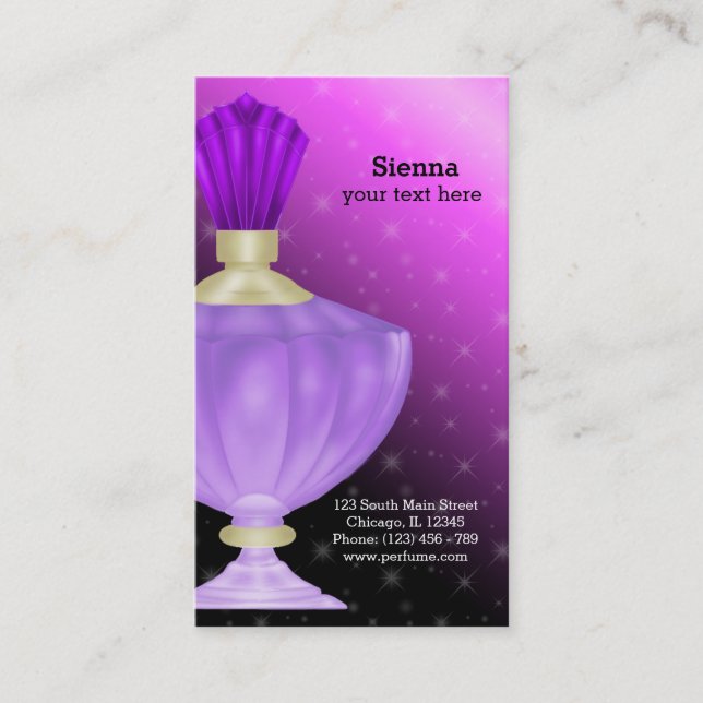 Carte De Visite Parfum (Devant)