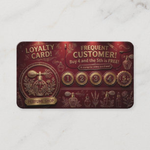 Carte De Visite Parfum - Fidélité boutique locale 