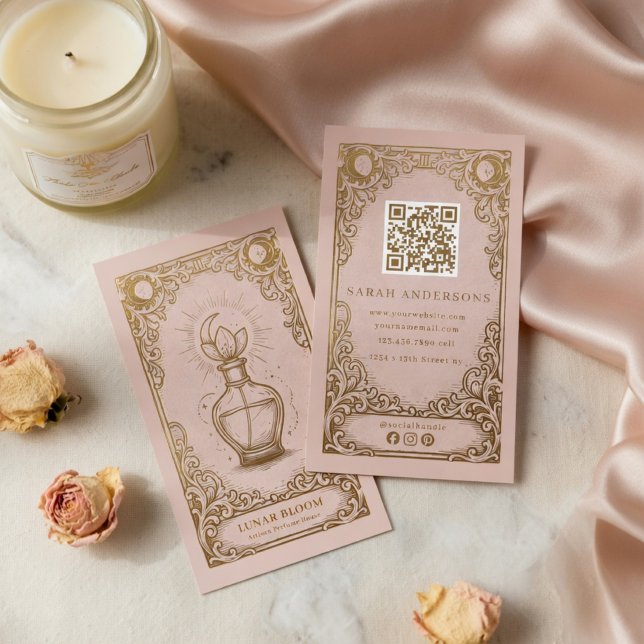 Carte de visite Parfum | Marque de parfum Bohème V (Créateur téléchargé)
