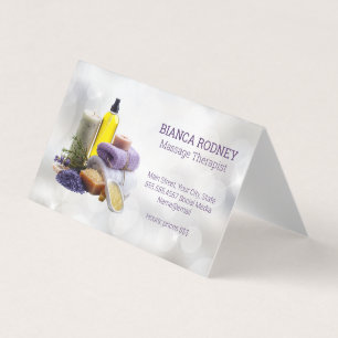 Carte De Visite Parfum spa   Salines de bain   Huile