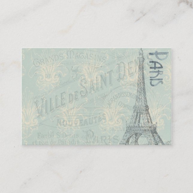 CARTE DE VISITE PARIS (Devant)