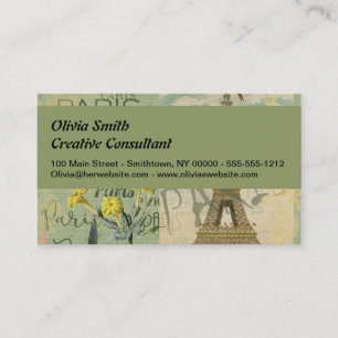 Carte De Visite Paris France Voyage Vintage Art Antique Peinture